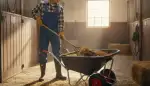 Stall-Schubkarre: Optimales Volumen finden