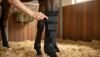 Sanfter Schutz nach dem Training: Warum die innovative Stallgamasche mit ausklettbarem Bandagierkissen zum Must-have wird